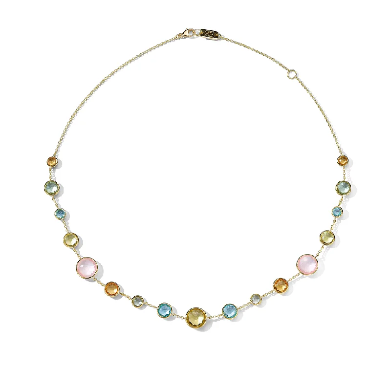 IPPOLITA Lollipop 18K Yellow Gold Lollitini Short Necklace in Sorbet