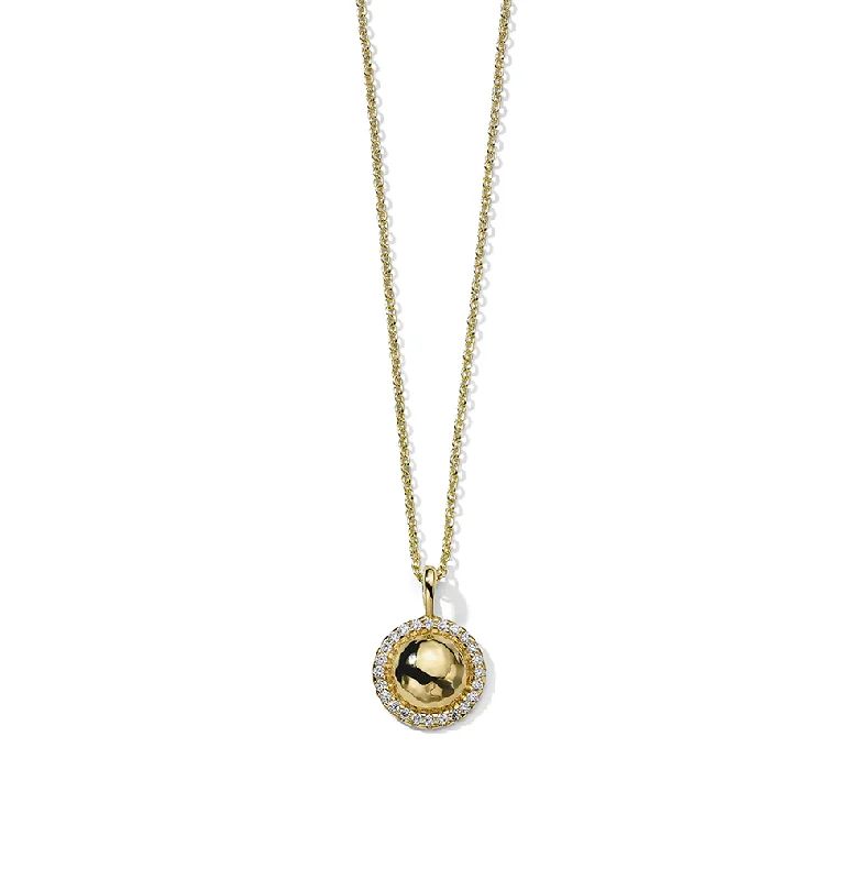 IPPOLITA Stardust 18K Yellow Gold Mini Goddess Necklace with Diamonds