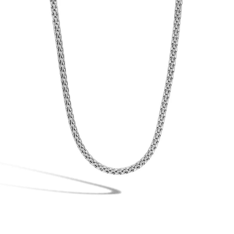 John Hardy Classic Chain Slim Oval Necklace in 36"