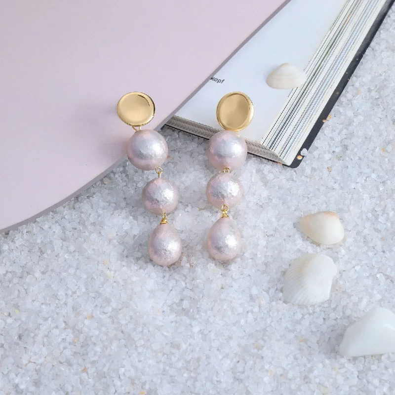 Trendy Pearl Earring 174207