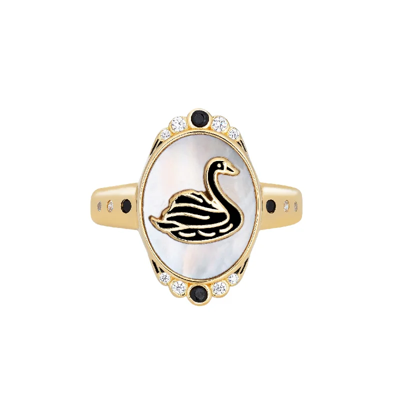 Black Swan Ring