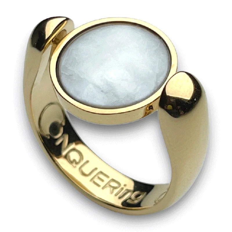 Gold AlaDune Crystal Fidget Ring