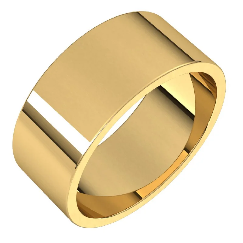 Men's Flat Wedding Band | 8MM