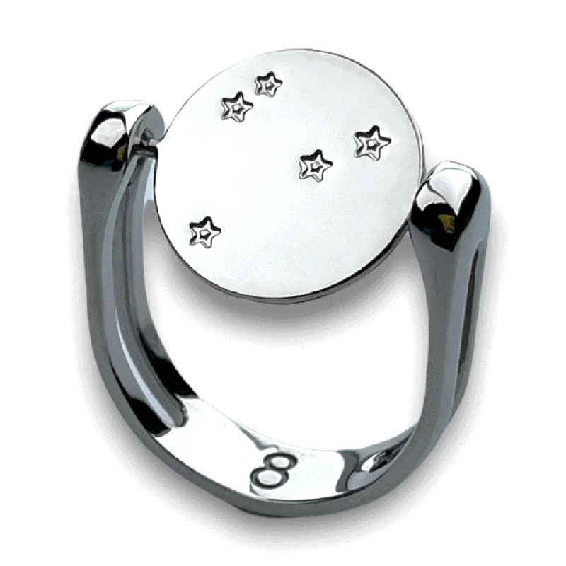 Moon & Stars Symbol Fidget Ring