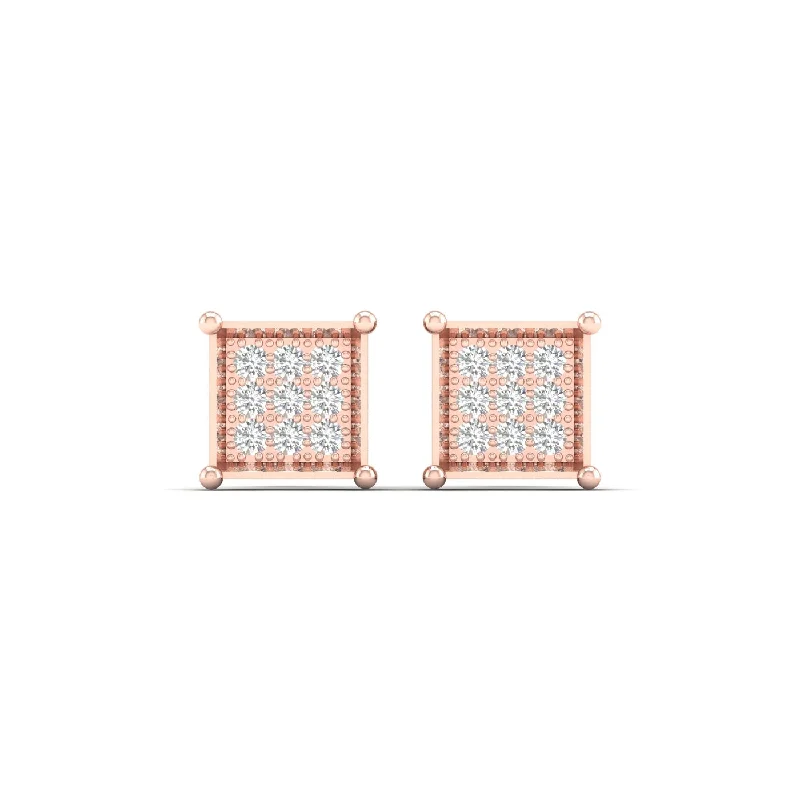 10K 0.05CT Diamond Earring