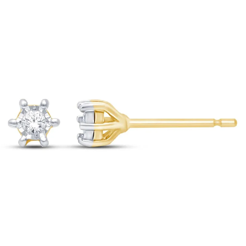 10k 0.05ct Diamond Earring