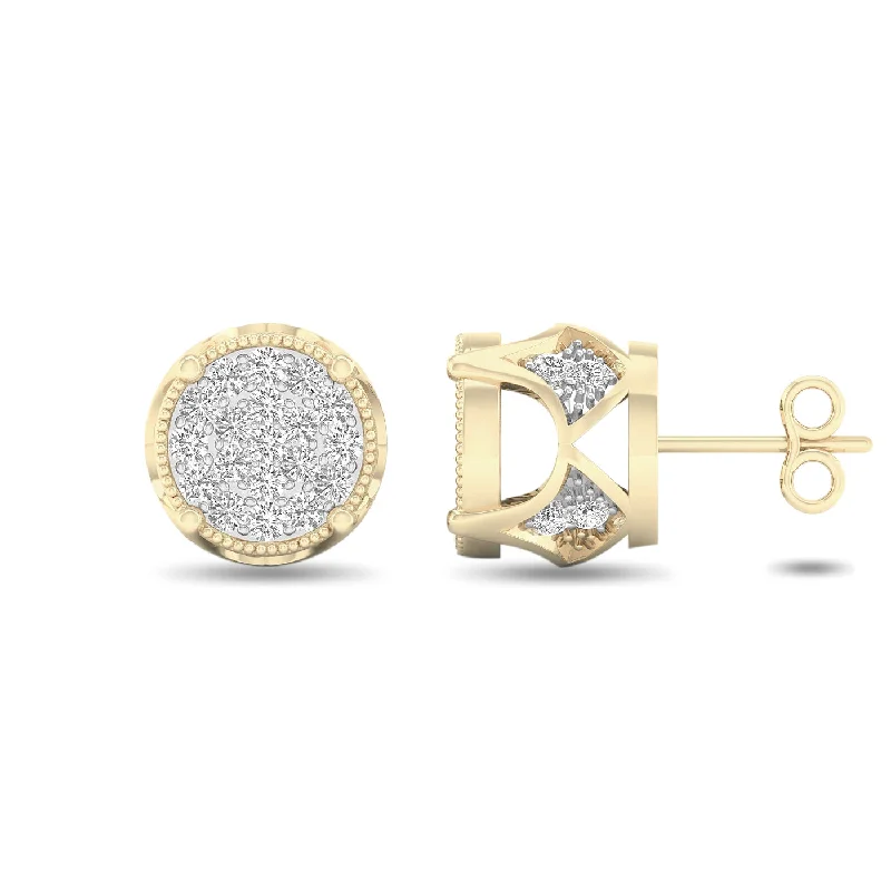 10K 0.12CT Diamond Earring