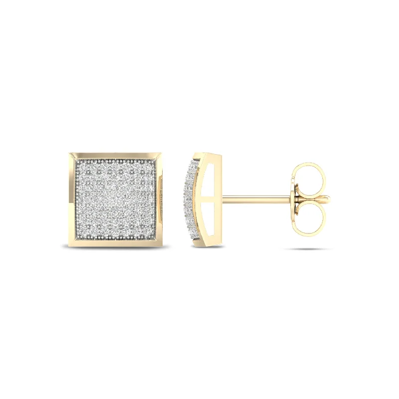 10K 0.33CT Diamond Earring