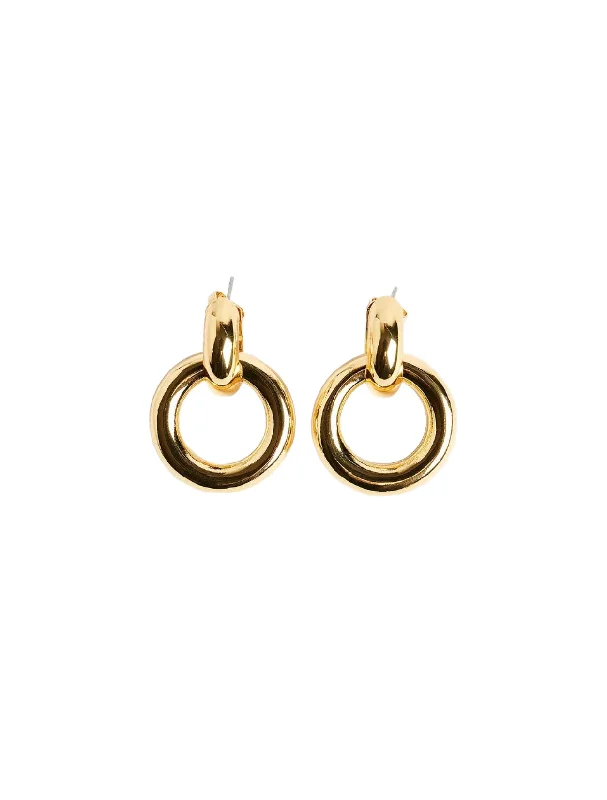 Gia Gold Dipped Gold Earring