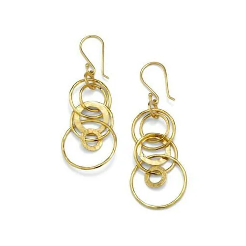 IPPOLITA 18K Yellow Gold Mini Jet Set Dangle Earrings