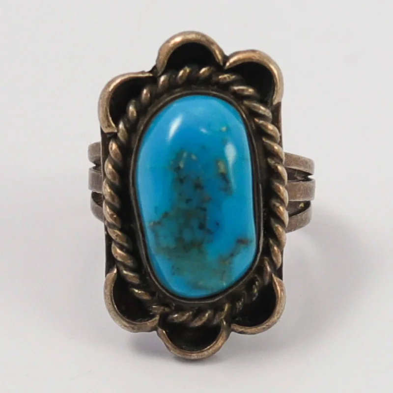 1970s Turquoise Ring