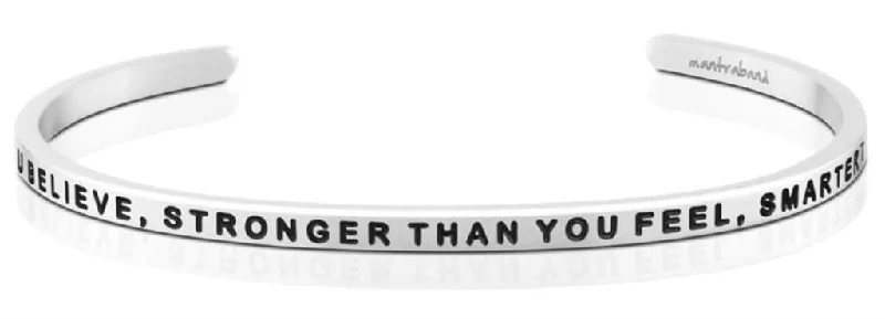 Braver, Stronger, Smarter Mantra Bracelet