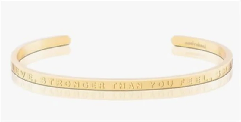 Braver, Stronger, Smarter Mantra Bracelet