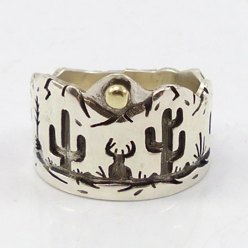 Desert Mountain Edge Ring