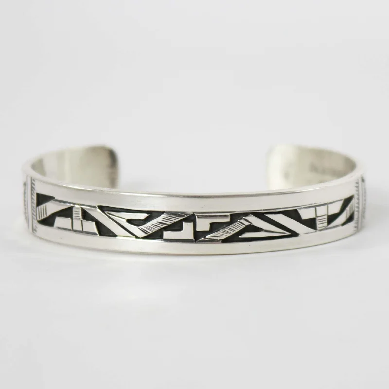 Silver Overlay Cuff