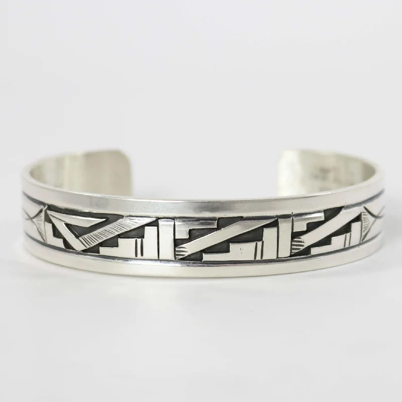 Silver Overlay Cuff