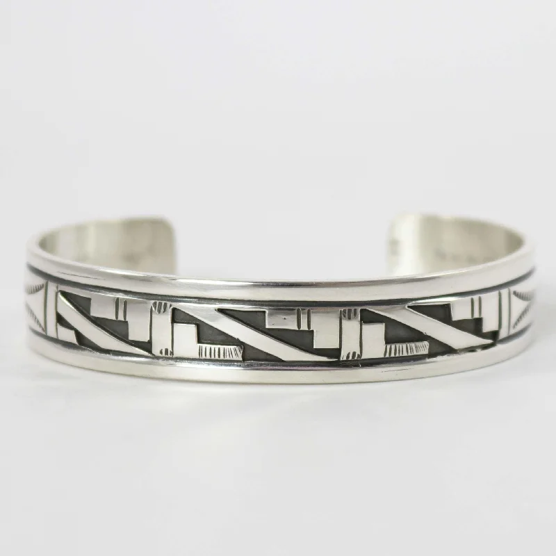 Silver Overlay Cuff