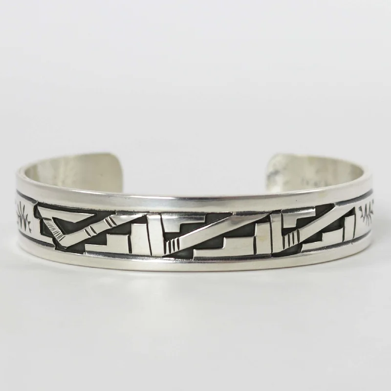 Silver Overlay Cuff