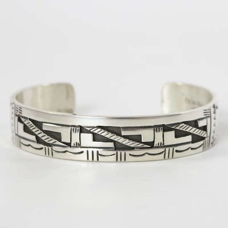 Silver Overlay Cuff