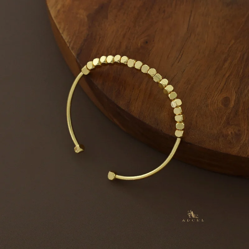 Golden Mini Cubes Bangle