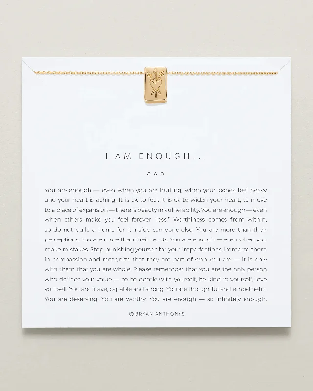 I Am Enough Icon Necklace