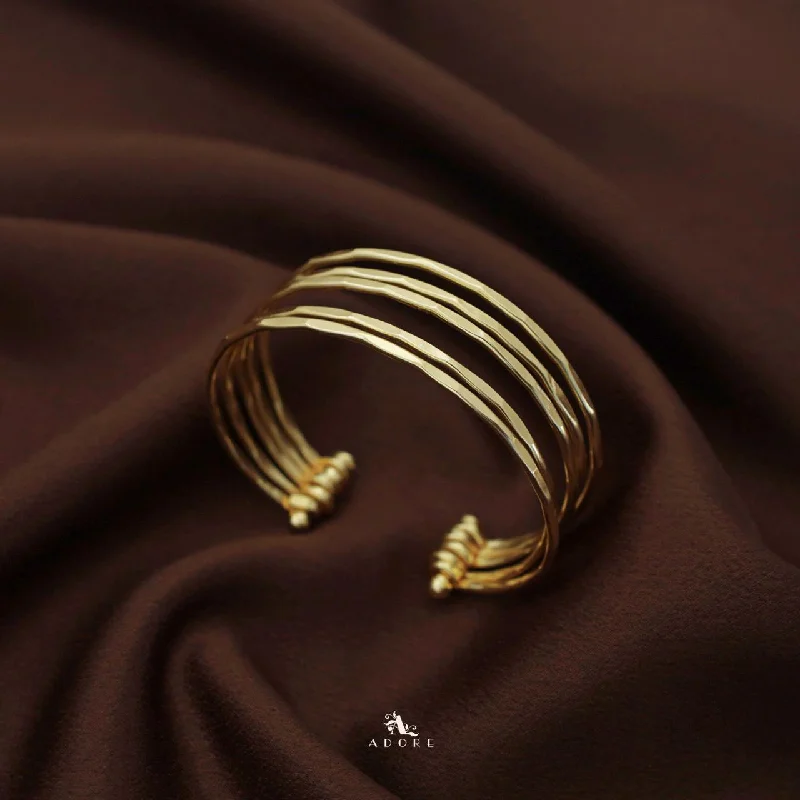 Esty 5 Layer Golden Round Bangle