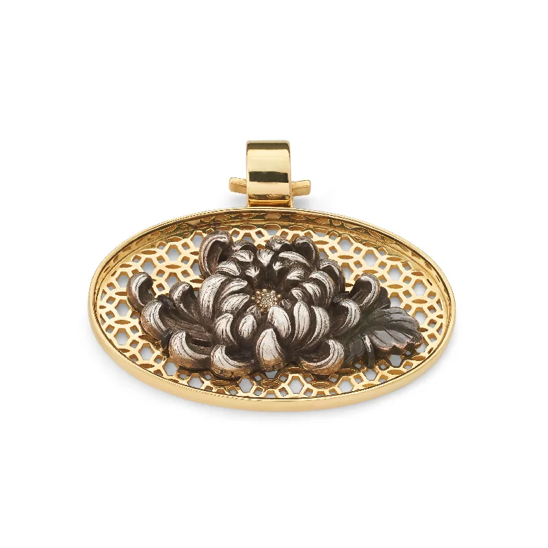 Obi-Dome Chrysanthemum Pendant