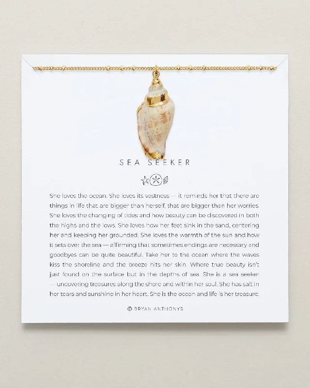 Sea Seeker Shell Necklace