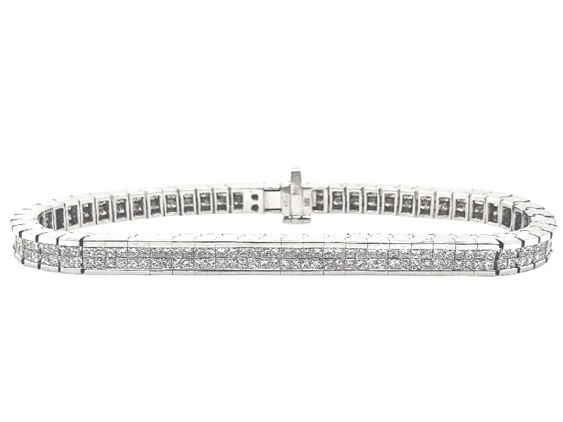 White Gold Diamond Fashion Bracelet