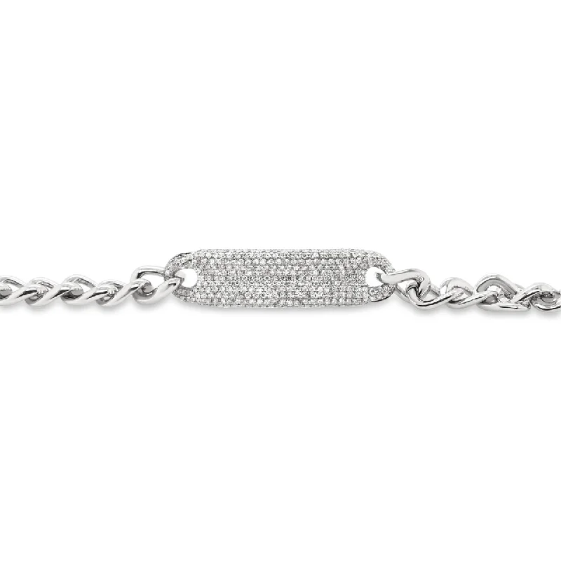 White Gold Diamond Fashion Bracelet