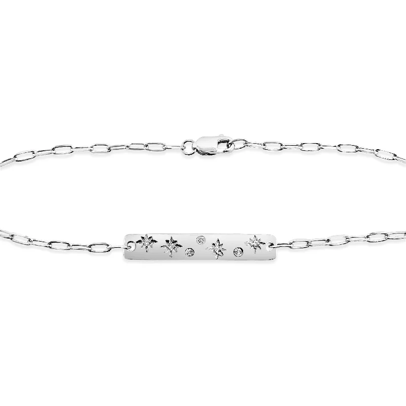 White Gold Diamond Fashion Bracelet