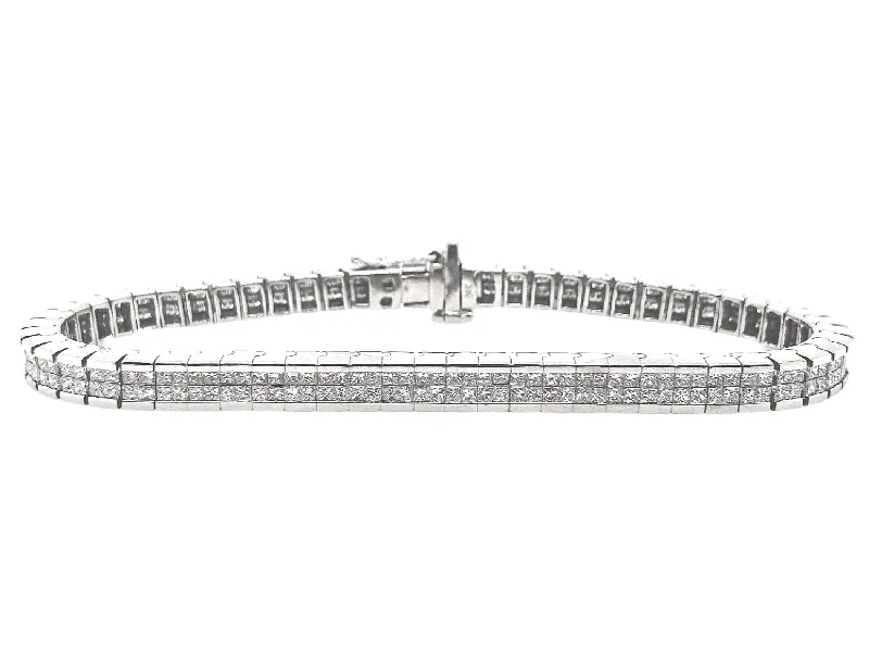 White Gold Diamond Fashion Bracelet