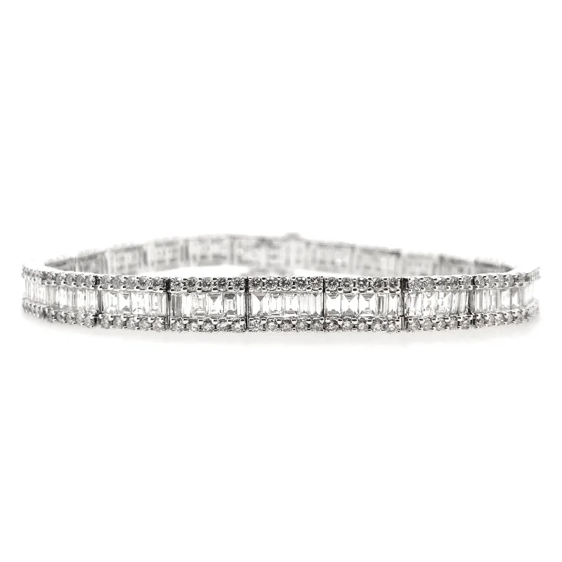 White Gold Diamond Fashion Bracelet