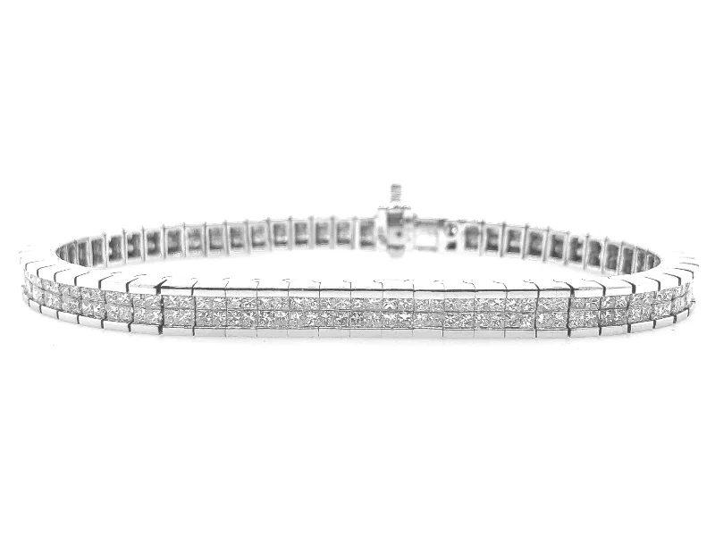 White Gold Diamond Fashion Bracelet