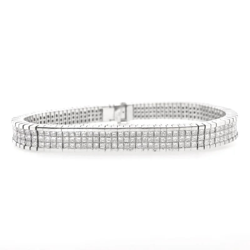 White Gold Diamond Fashion Bracelet