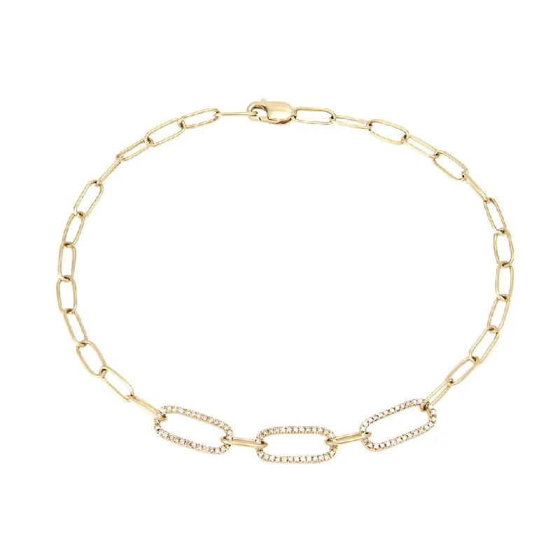 Yellow Gold Diamond Fashion Bracelet